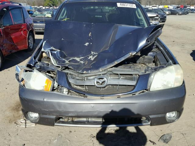 4F2YZ04143KM46785 - 2003 MAZDA TRIBUTE LX BLUE photo 7