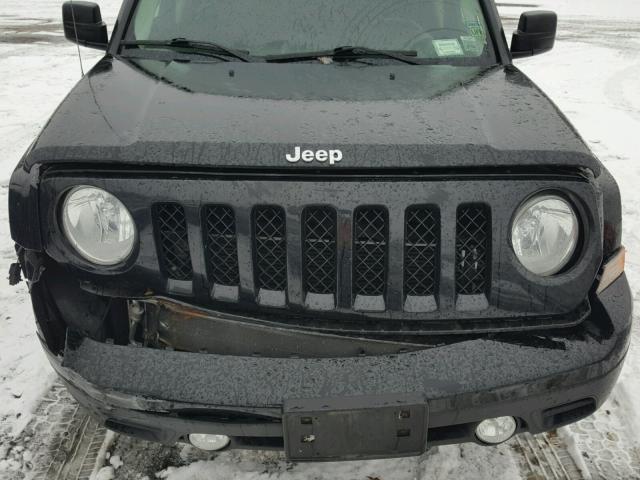 1C4NJRFB9CD571841 - 2012 JEEP PATRIOT LA BLACK photo 7