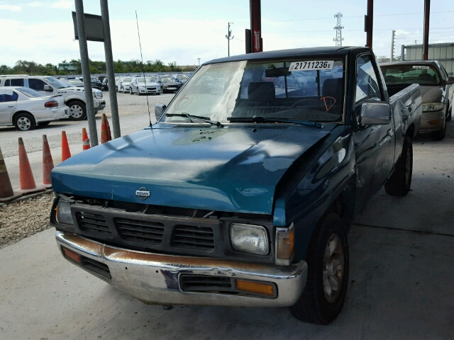 1N6SD11S0VC331506 - 1997 NISSAN TRUCK BASE BLUE photo 2