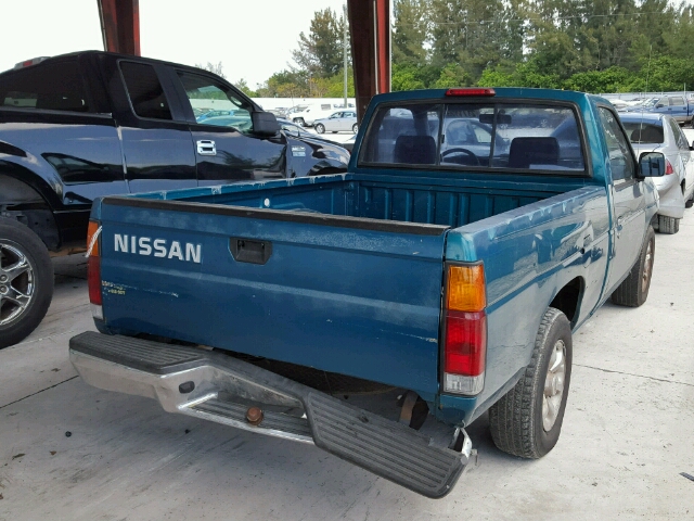 1N6SD11S0VC331506 - 1997 NISSAN TRUCK BASE BLUE photo 4