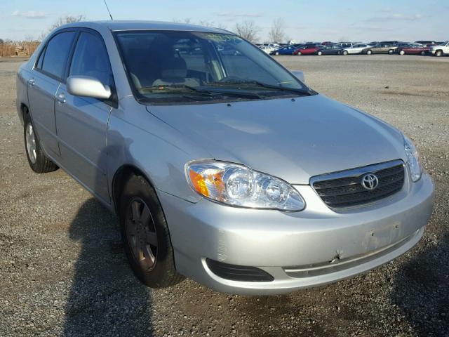 1NXBR32E47Z820606 - 2007 TOYOTA COROLLA SILVER photo 1