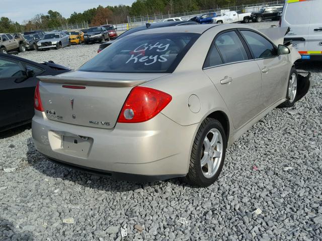 1G2ZJ57K294249855 - 2009 PONTIAC G6 TAN photo 4