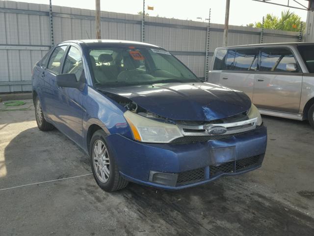 1FAHP35N39W232130 - 2009 FORD FOCUS SE BLUE photo 1