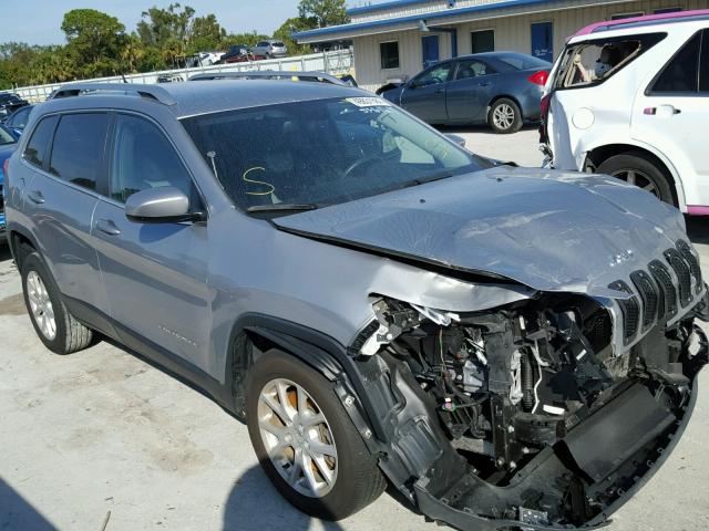 1C4PJLCB9EW221675 - 2014 JEEP CHEROKEE L SILVER photo 1