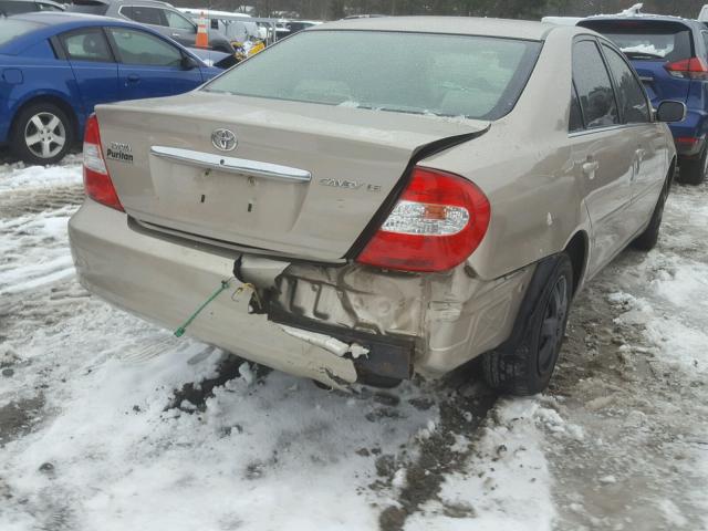 4T1BE32K53U732563 - 2003 TOYOTA CAMRY LE BEIGE photo 9