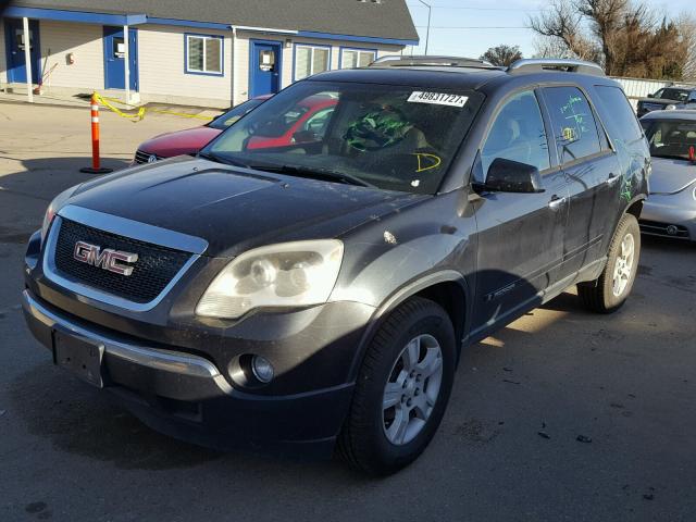 1GKEV13707J137793 - 2007 GMC ACADIA SLE BLACK photo 2