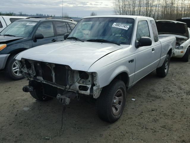 1FTYR44U04PA18136 - 2004 FORD RANGER SUP SILVER photo 2