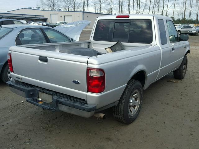 1FTYR44U04PA18136 - 2004 FORD RANGER SUP SILVER photo 4