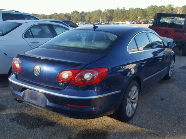 WVWNN7AN5BE709068 - 2011 VOLKSWAGEN CC SPORT BLUE photo 4