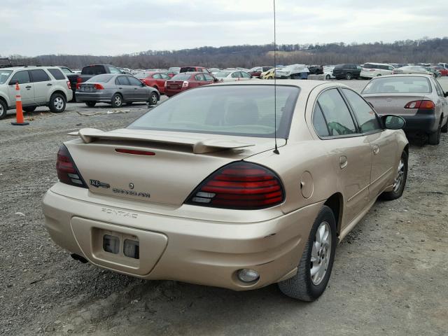 1G2NF52E83M662551 - 2003 PONTIAC GRAND AM S GOLD photo 4