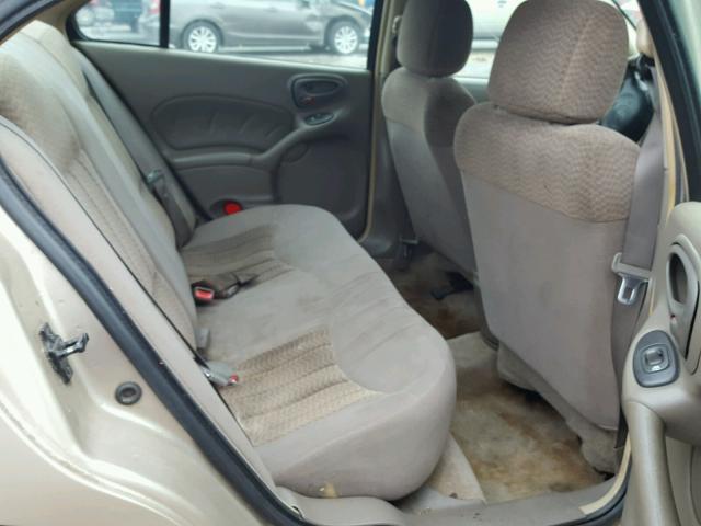 1G2NF52E83M662551 - 2003 PONTIAC GRAND AM S GOLD photo 6
