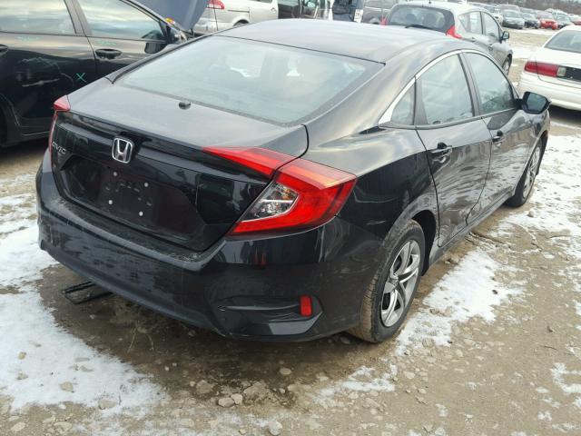 19XFC2F53GE009423 - 2016 HONDA CIVIC LX BLACK photo 4