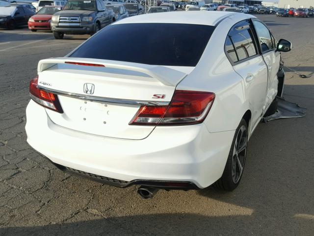 2HGFB6E53DH706393 - 2013 HONDA CIVIC SI WHITE photo 4