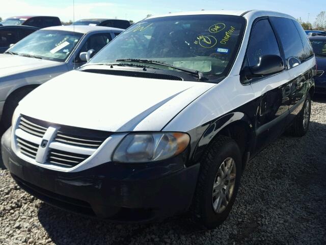 1D4GP25B66B620352 - 2006 DODGE CARAVAN SE BLACK photo 2