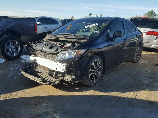 2HGFB2F88DH536775 - 2013 HONDA CIVIC EX BLACK photo 2