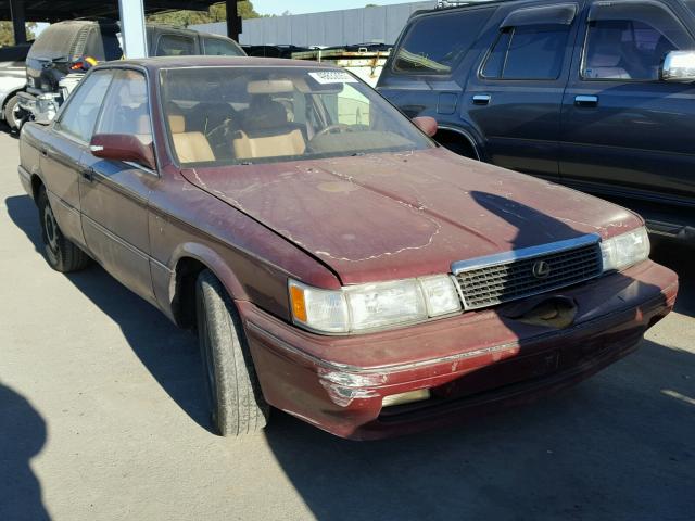 JT8VV22T2L0101022 - 1990 LEXUS ES 250 BURGUNDY photo 1