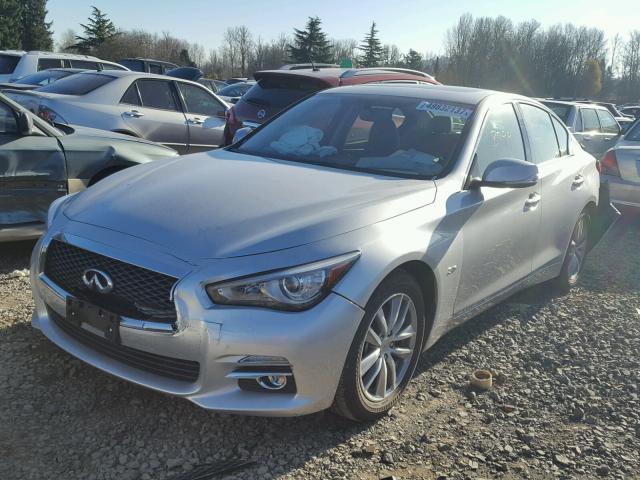 JN1EV7AP9HM744019 - 2017 INFINITI Q50 PREMIU SILVER photo 2