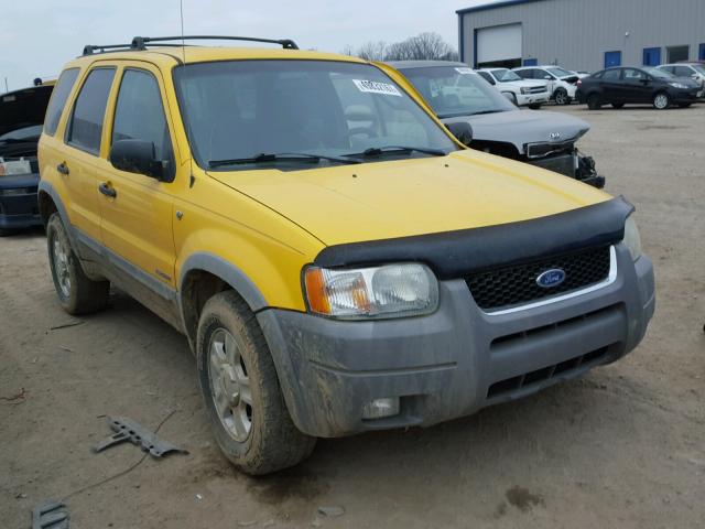 1FMYU04142KC75710 - 2002 FORD ESCAPE XLT YELLOW photo 1