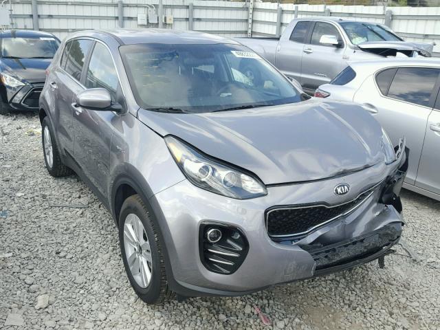 KNDPMCAC2J7371165 - 2018 KIA SPORTAGE L GRAY photo 1