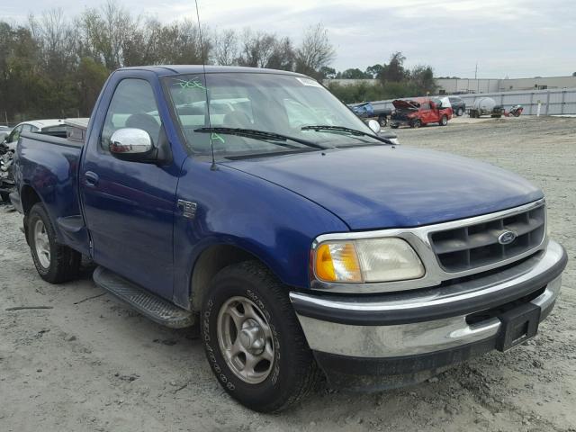 1FTZF0766WKA73550 - 1998 FORD F150 BLUE photo 1