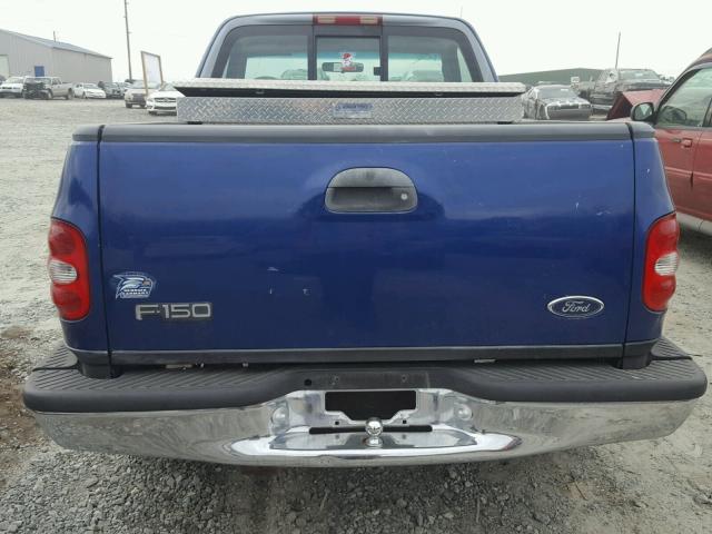 1FTZF0766WKA73550 - 1998 FORD F150 BLUE photo 6