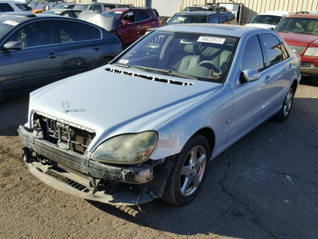 WDBNG70J45A435283 - 2005 MERCEDES-BENZ S 430 SILVER photo 2