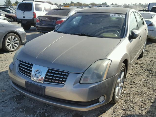 1N4BA41E54C855262 - 2004 NISSAN MAXIMA SE BROWN photo 2