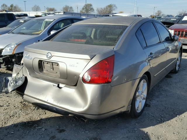 1N4BA41E54C855262 - 2004 NISSAN MAXIMA SE BROWN photo 4