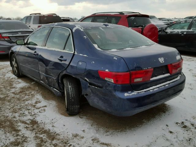 1HGCM56825A029529 - 2005 HONDA ACCORD EX BLUE photo 3