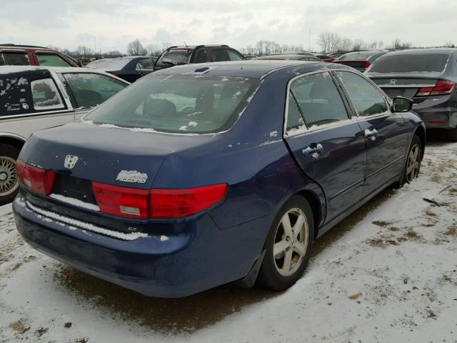 1HGCM56825A029529 - 2005 HONDA ACCORD EX BLUE photo 4