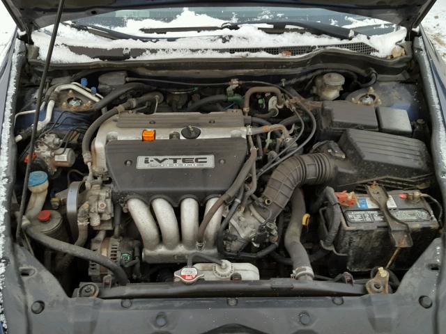 1HGCM56825A029529 - 2005 HONDA ACCORD EX BLUE photo 7