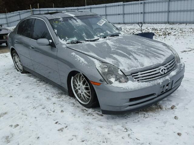 JNKCV51E14M612579 - 2004 INFINITI G35 GRAY photo 1