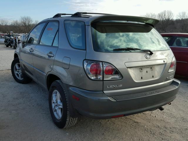 JTJGF10U520130734 - 2002 LEXUS RX 300 GRAY photo 3