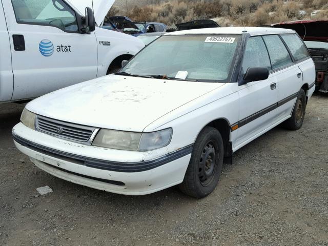 4S3BJ6321N7920272 - 1992 SUBARU LEGACY L A WHITE photo 2