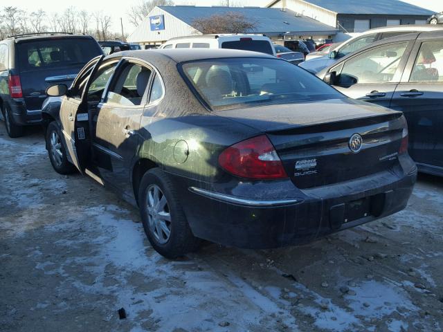 2G4WD532851228411 - 2005 BUICK LACROSSE C BLACK photo 3