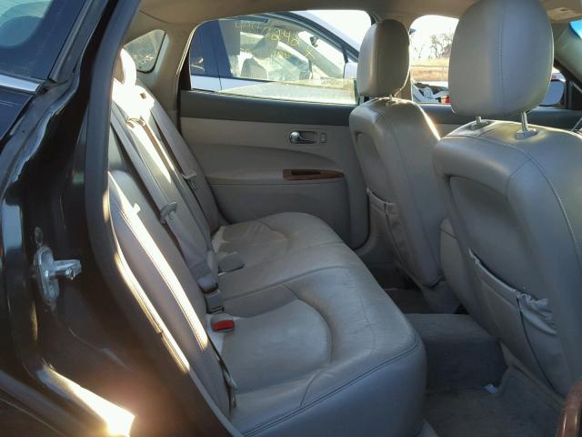 2G4WD532851228411 - 2005 BUICK LACROSSE C BLACK photo 6