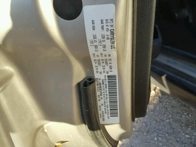 1J8HH48K58C197548 - 2008 JEEP COMMANDER ვერცხლისფერი ფოტო 10