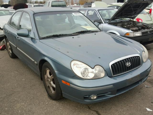 KMHWF35H65A164410 - 2005 HYUNDAI SONATA GLS BLUE photo 1