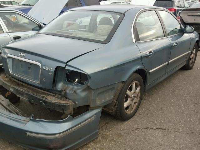 KMHWF35H65A164410 - 2005 HYUNDAI SONATA GLS BLUE photo 4