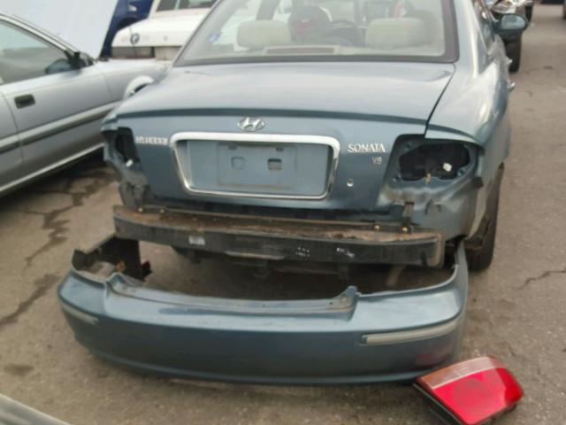 KMHWF35H65A164410 - 2005 HYUNDAI SONATA GLS BLUE photo 9