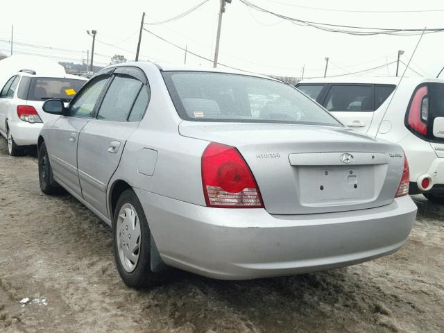 KMHDN46D96U296654 - 2006 HYUNDAI ELANTRA GL SILVER photo 3