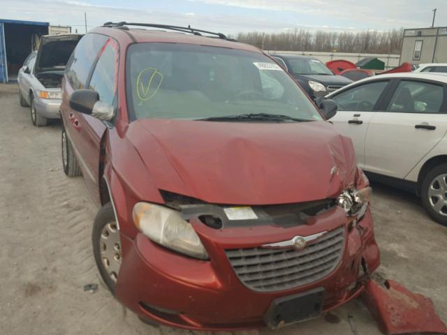 1C4GJ45G01B114160 - 2001 CHRYSLER VOYAGER LX MAROON photo 1