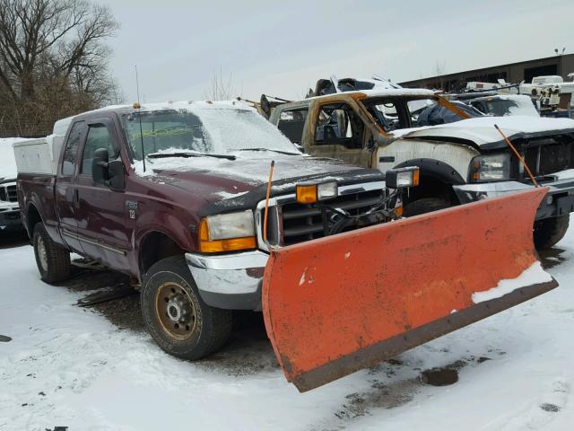 1FTNX21L1YED67185 - 2000 FORD F250 SUPER MAROON photo 1