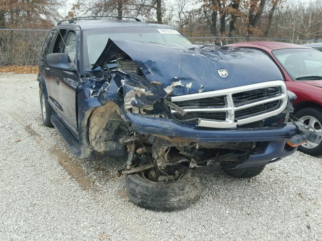 1D4HS58Z13F531483 - 2003 DODGE DURANGO SL BLUE photo 1