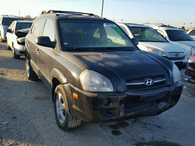 KM8JM12B06U340646 - 2006 HYUNDAI TUCSON GL BLACK photo 1