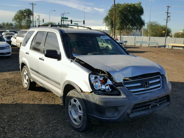 JHLRD68505C012608 - 2005 HONDA CR-V LX GRAY photo 1