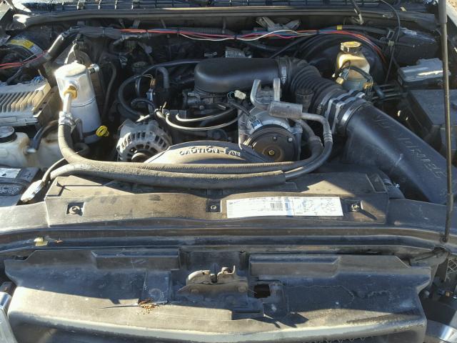 1GCCT19W2Y8124141 - 2000 CHEVROLET S TRUCK S1 BLACK photo 7