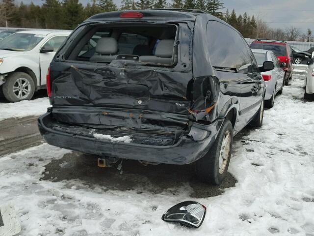 1D4GP45R37B215883 - 2007 DODGE CARAVAN SX BLACK photo 4