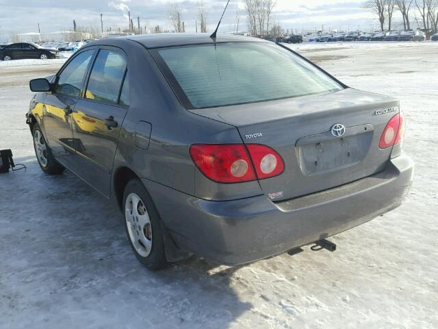 2T1BR32E96C629652 - 2006 TOYOTA COROLLA CE GRAY photo 3