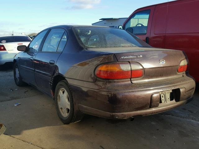 1G1NE52J7Y6316071 - 2000 CHEVROLET MALIBU LS მუქწითელი ფოტო 3